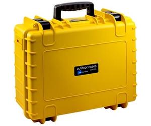 B&W Outdoor.cases Tipo 500 amarillo Cubo de espuma
