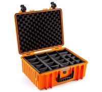 B&W Outdoor.cases tipo 6000 con sistema de tabiques (RPD) naranja