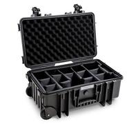 B&W Outdoor.cases Tipo 6600 con sistema de tabiques (RPD) negro