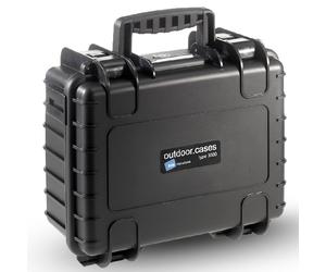 B&W Outdoor.cases Type 3000 Case for DJI Air 3, or Air 3 Fly More Combo, black