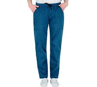 B-well Dante Pantalón Sanitario Mujer Pantalones Sanitarios Mujer Uniformes Sanitarios Mujer 5 Bolsillos, Unisex, Cintura elástica Azul Caribbeanblue L
