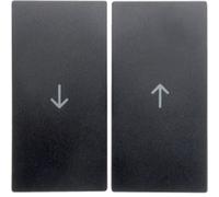 Tecla doble persiana, series berker S.1/ B.3/ B.7 de hager, antracita