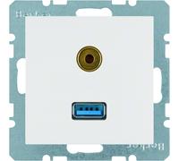 B.X MÓDULO BLANCO USB/ 3.5MM CONECTOR AUDIO B.QUADRADO 3315398989