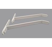 B&Z Soportes universales para repisas de radiador de bajo consumo (par)