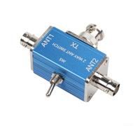 B04C - Interruptor coaxial de 2 vías para radio CB HAM de 100 W, 1-30 MHz, conector BNC, adaptador divisor de señal para estaciones móviles base (BNC)