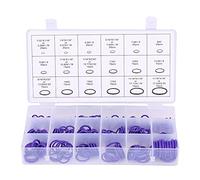 B07RWJCBZ7 Junta tórica para Aire Acondicionado, 270 Unidades, Diferentes Juntas de Aire Acondicionado, compresor de Aire Acondicionado, Junta tórica, Arandelas de Goma (Morado)