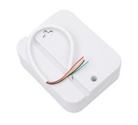 B08 Timbre con cable de 12 V para control de acceso de oficina en casa, sonido Ding Dong confiable, no necesita batería, plástico ABS