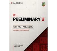 B1 Preliminary 2 Student's Book without Answers