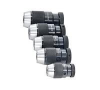 B10 B12 B16 B18 B22 Chuck Collet Auto Apriete Portabrocas sin llave para máquina de perforación Portabrocas cónico para potencia (Color : B12(1-10mm))