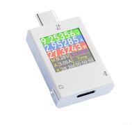 B10 DC4.5-50V 600W 12A Dispositivo de monitoreo de alimentación USB con pantalla LCD para evaluación de parámetros de carga (blanco)