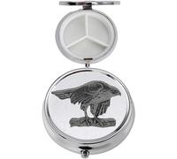 B2 Hawk acabado negro hecho de fino peltre inglés en un contenedor de 3 secciones con espejo