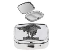 B2 Hawk acabado negro hecho de fino peltre inglés en un pastillero con espejo para 2 días