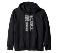 B2 Spirit Bandera Americana Militar Stealth Bomber Camo B2 Sudadera con Capucha