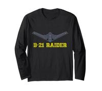b21 Raider Bombardero Aviación Aviación Manga Larga