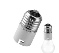 B22 A E27 Adaptador, 2PCS Adaptador Bayoneta A Rosca Bombillas, Bayoneta Bombillas Ventilador Techo Convertidor Adaptadors Bombilla LED, Adaptadors Rosca Bayonetas Bombilla Convertidor Portalámparas