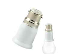 B22 A E27 Adaptador, 2PCS Adaptador Bayoneta A Rosca Bombillas, Bayoneta Bombillas Ventilador Techo Convertidor Adaptadors Bombilla LED, Adaptadors Rosca Bayonetas Bombilla Convertidor Portalámparas