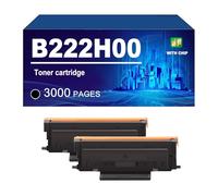 B222H00 B2236 Cartucho De Tóner con Chip Compatible con Impresoras para Lexmark B2236 B2236dw MB2236i MB2236adw Y MB2236adwe. Rendimiento De hasta 3000 Páginas,Black-2 Pack