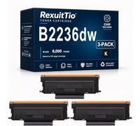 B2236dw Reemplazo de Cartucho de tóner de Alto Rendimiento para B221000 B221H00 B221X00, Compatible con Lexmark B2236dw MB2236adw MB2236i, con Chip