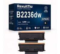 B2236dw Reemplazo de Cartucho de tóner de Alto Rendimiento para B221000 B221H00 B221X00, Compatible con Lexmark B2236dw MB2236adw MB2236i, con Chip