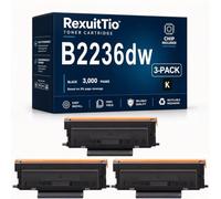 B2236dw Reemplazo de Cartucho de tóner de Alto Rendimiento para B221000 B221H00 B221X00, Compatible con Lexmark B2236dw MB2236adw MB2236i, con Chip