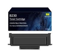 B230 Cartuchos de tóner Compatible para Xerox Negro, con Chip | Reemplazo de cartuchos de tóner B230 for impresora Laser Enterprise B230 B235 B225, alto rendimiento(1 pack 1500 pages)
