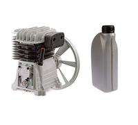 B2800B - Grupo de bombeo Abac para compresor Nuair Cecato Fini Shamal Balma HP2 HP3 + 1 litro de aceite sintético