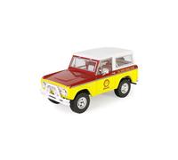 b2breplicas GRE85083 Greenlight Shell Oil Ford Bronco 1977, maqueta de coche, rojo y amarillo
