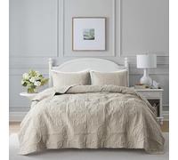 B2EVER Juego de Ropa de Cama tamaño California King con 2 Fundas de Almohada, Colcha Bohemia de Gran tamaño, Ligera, Suave, Vintage, con patrón Jacquard para Todas Las Estaciones, 3 Piezas