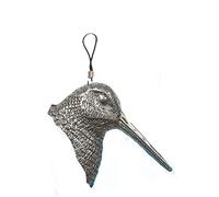 B30 Woodcock's Head - Abalorio de peltre inglés para teléfono móvil, cable de 4 cm, empaquetado para regalo