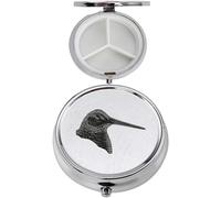 B30 Woodcock's Head - Pastillero (peltre inglés fino, 3 secciones), acabado negro