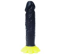 B32 - Consoladores clásicos (84 g Longitud: 5.9 in Diámetro: 1.02 in) Consoladores realistas, Réplica de pene Ventosa súper fuerte con gel de sílice médico, color negro