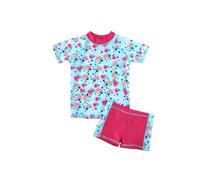 (B3S073 XIAOHUA-12A) Disfraz da bagno per bambine, Rashguard a maniche corte, disfraz da bagno per bambini,