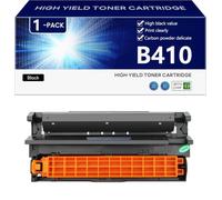 B410/43979102 Cartucho de Tóner de Repuesto con Chip para Oki B410 B430 B440 MB460 MB470 MB480 Impresoras, 25000 Páginas,Black-1 Pack