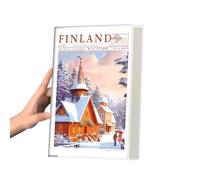 B5 Bloc de notas grande grueso para estudiantes B5-96 (paisaje de Finlandia)