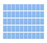 B5 Cubierta de Papel Translúcida Mate, Protectora Impermeable y Flexible para Encuadernación, 50 Unidades Blancas - Resistente, Reutilizable y Perfecta para Informes y (Azul)