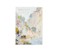 B5 Flowers in The Wind and Wild - Cuaderno de goma para estudiantes, tamaño A5, estilo 4