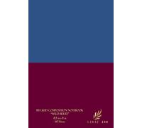 B5 grid Composition Graph Paper Notebook "Wild Berry", Small Size 6 x 9 in. Designed for Math, Graphing, Writing, Brainstorming, List-making and ... Office, College or Personal use. Lovely Gift