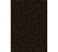 B5 Staff Journal Notebook: Art Music Notebook | Pentagram | Geometric Design | 7x10 Inches | 80 sheets