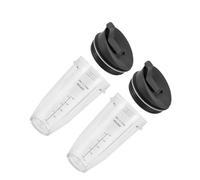 B59B-2 Piezas De Repuesto De Taza De 24 Onzas Con Tapa Con Boquilla, Compatible Con Nutri, Compatible Con Ninja, Licuadoras De La Serie Auto IQ BL450/BL454/BL456/BL480/BL481