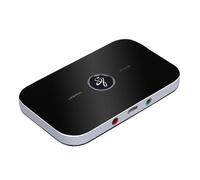 B6 Bluetooth Audio Transmitter Receiver with 8H Battery Dual Link Noise Cancellation for All Devices