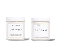 Ba o de leche de coco HERBIVORE - Hidrata y suaviza la piel, con un ligero aroma a coco, vegano, 227 g (paquete de 2)