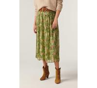 BA&SH Jupe Raya Vert Talla: L | Faldas Midi Outlet | Mujer