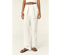 BA&SH Pantalon Marlon Blanc Talla: 36 | Pantalones Outlet | Mujer