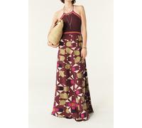 BA&SH Robe Amina Prune Talla: L | Vestidos Maxi Outlet | Mujer