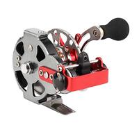 BA60 Raft Fishing Reel, Left Hand 2.5:1 Gear Ratio Wheel All Metal Line Spooler with 2BB Automatic Line Arranger for Reservoir Raft Angling (Right Hand Version)