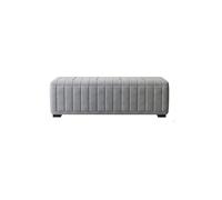 Ba7cD8eF9g Banco de Cama Otomana con Almacenamiento, Banco de Dormitorio bisagra Seguridad otomana en Telas tapizadas, Grande for, Sala Estar (Gris)(120 * 45 * 45cm)