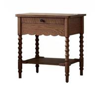 Ba7cD8eF9g Mesilla de Noche Mesita de Noche Vintage con cajón for Dormitorio, Ideal for Sala Estar y(Bruin)