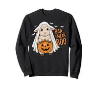 Baa, me Refiero a Boo Ghost Sheep Halloween Ghost Sheep Sudadera