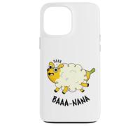 Baa-nana Funny Banana Juego de palabras Carcasa para iPhone 13 Pro Max