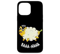 Baa-nana Funny Banana Juego de palabras Carcasa para iPhone 13 Pro Max